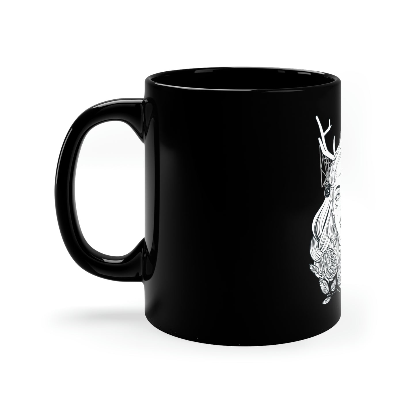 Goth Girl Aesthetic 11oz Black Mug