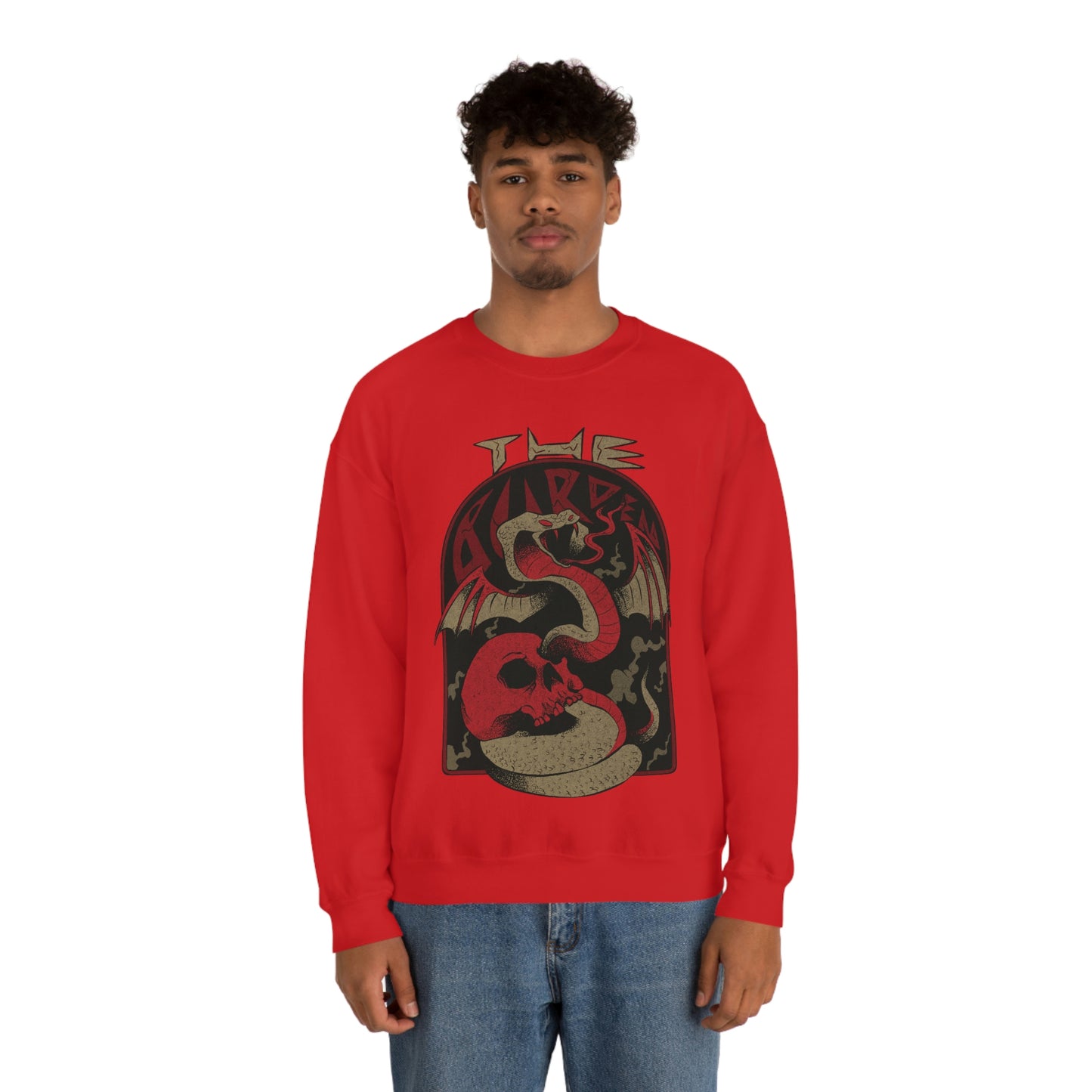 Snake N Skull Goth Aesthetic Sweatshirt