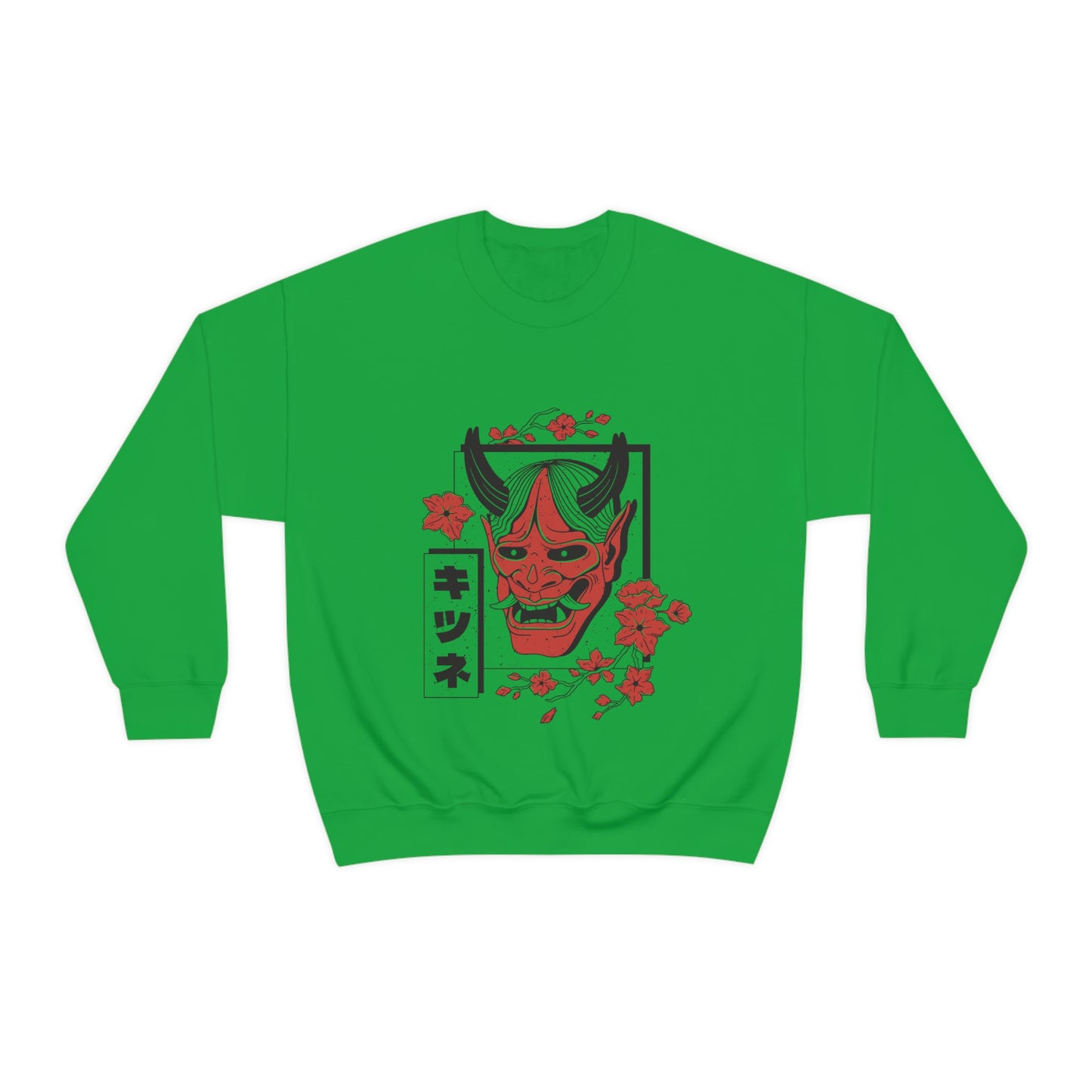 Indie Japanese Art, Japan Streeetwear Retro, Japanese Aesthetic Mask Sweatshirt