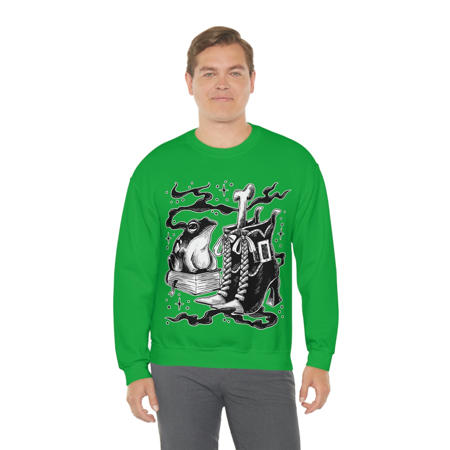 Witch Aesthetic Frog Goth Aesthetic Sweatshirt