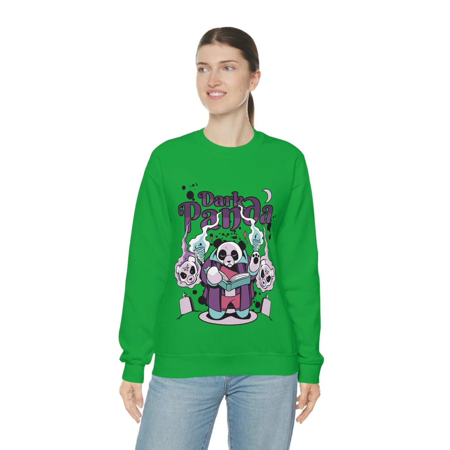 Dark Panda Pastel Goth Aesthetic Sweatshirt