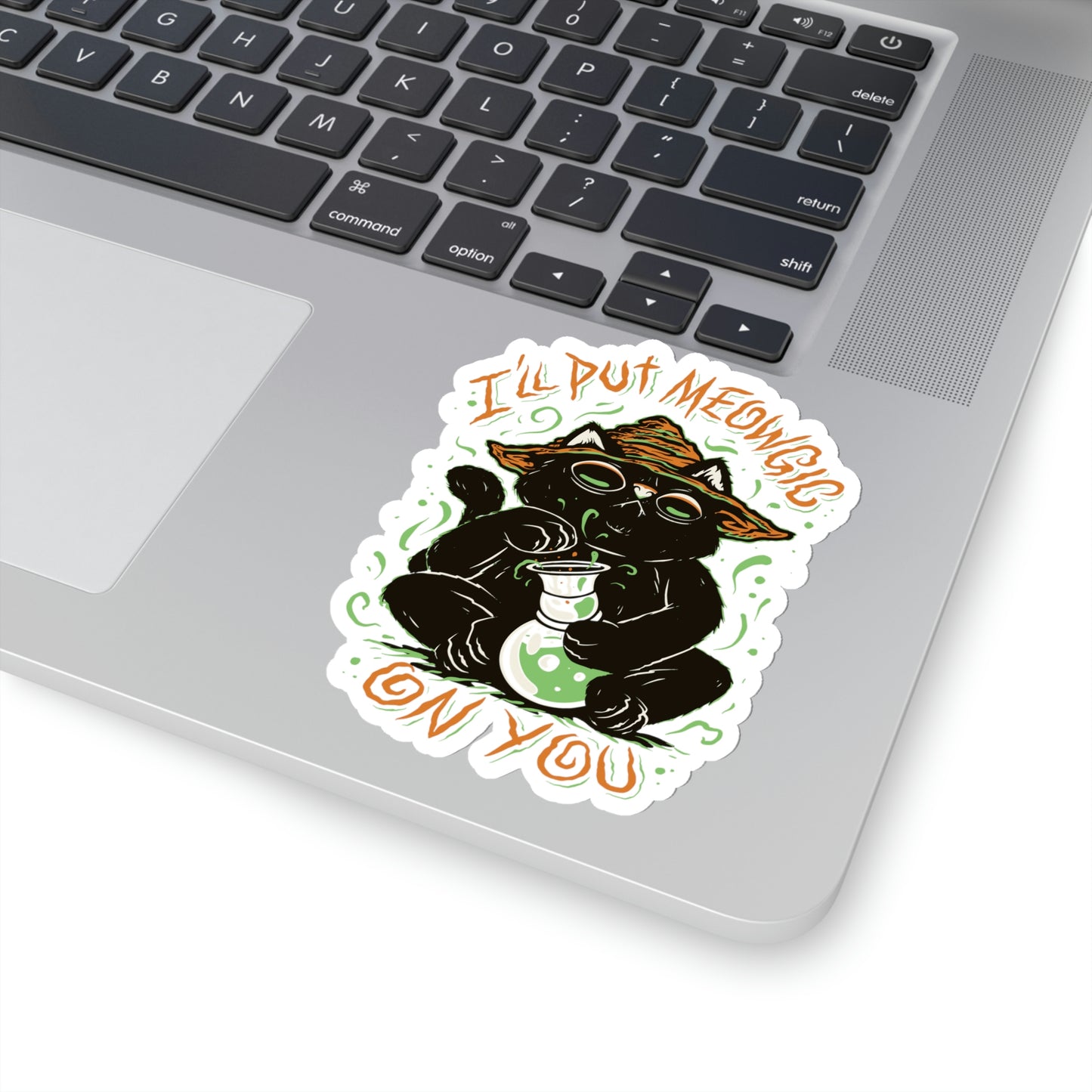 Ill put Meowgic On You Goth Aesthetic Sticker