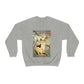Indie Japanese Art Retro, Japanese Aesthetic Cat Sweatshirt