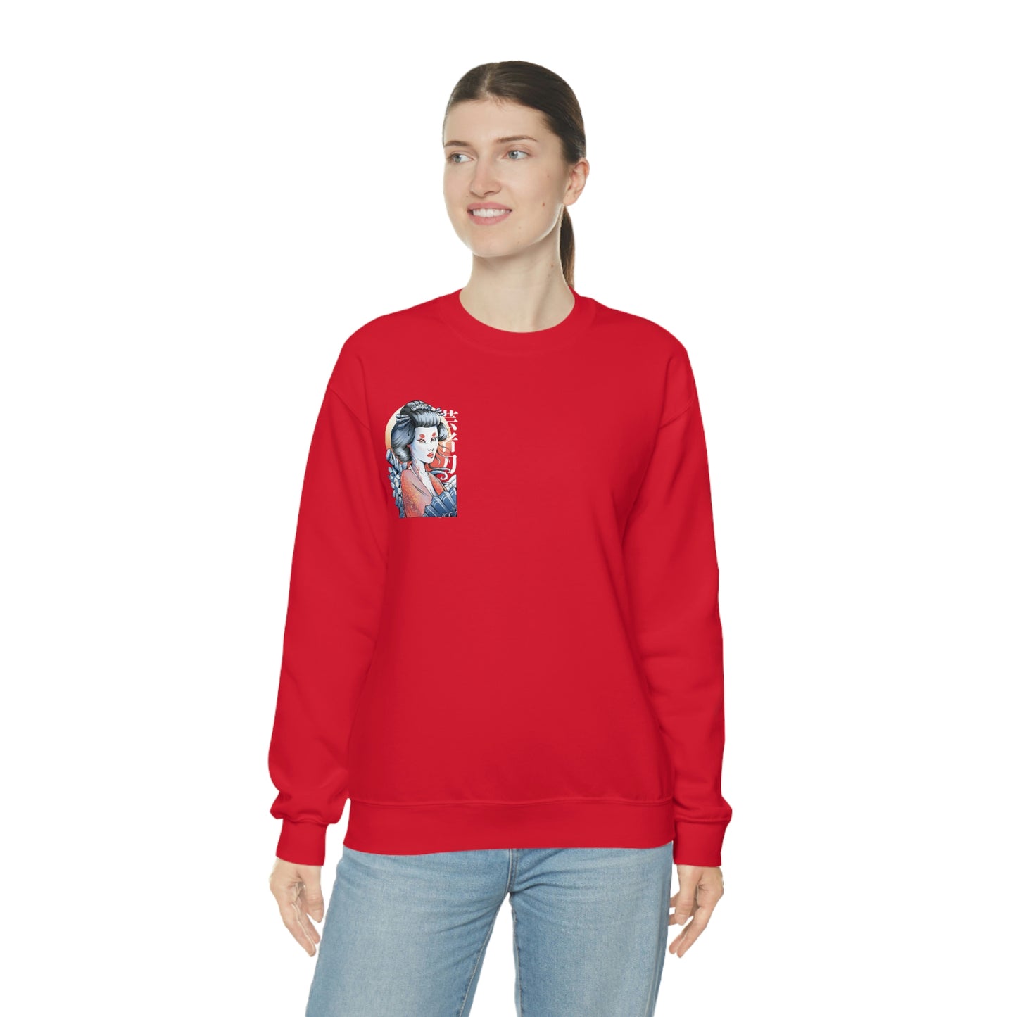 Indie Japanese Art, Japan Streeetwear Geisha Sweatshirt