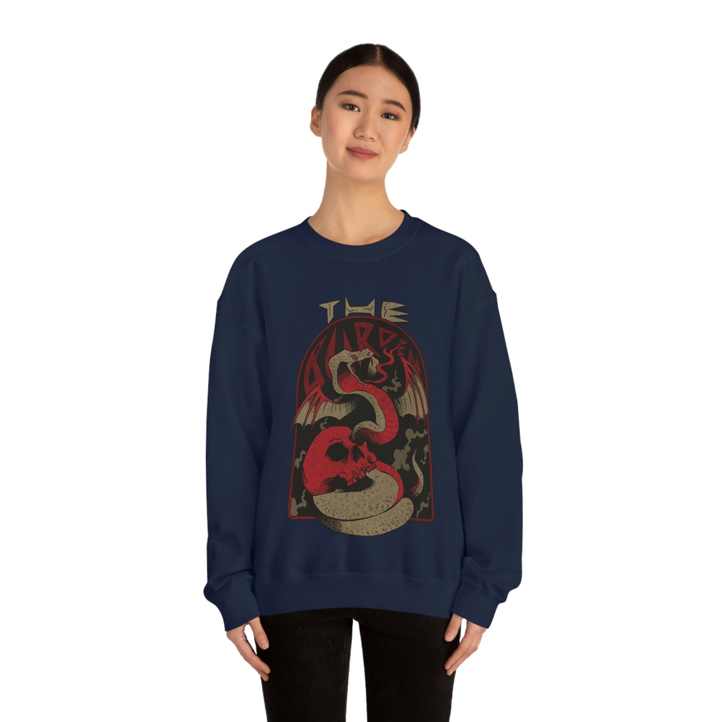 Snake N Skull Goth Aesthetic Sweatshirt