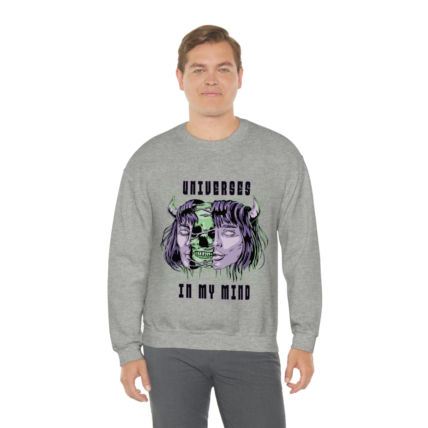 Universes In My Mind Pastel Goth Aesthetic Cyber Sweatshirt