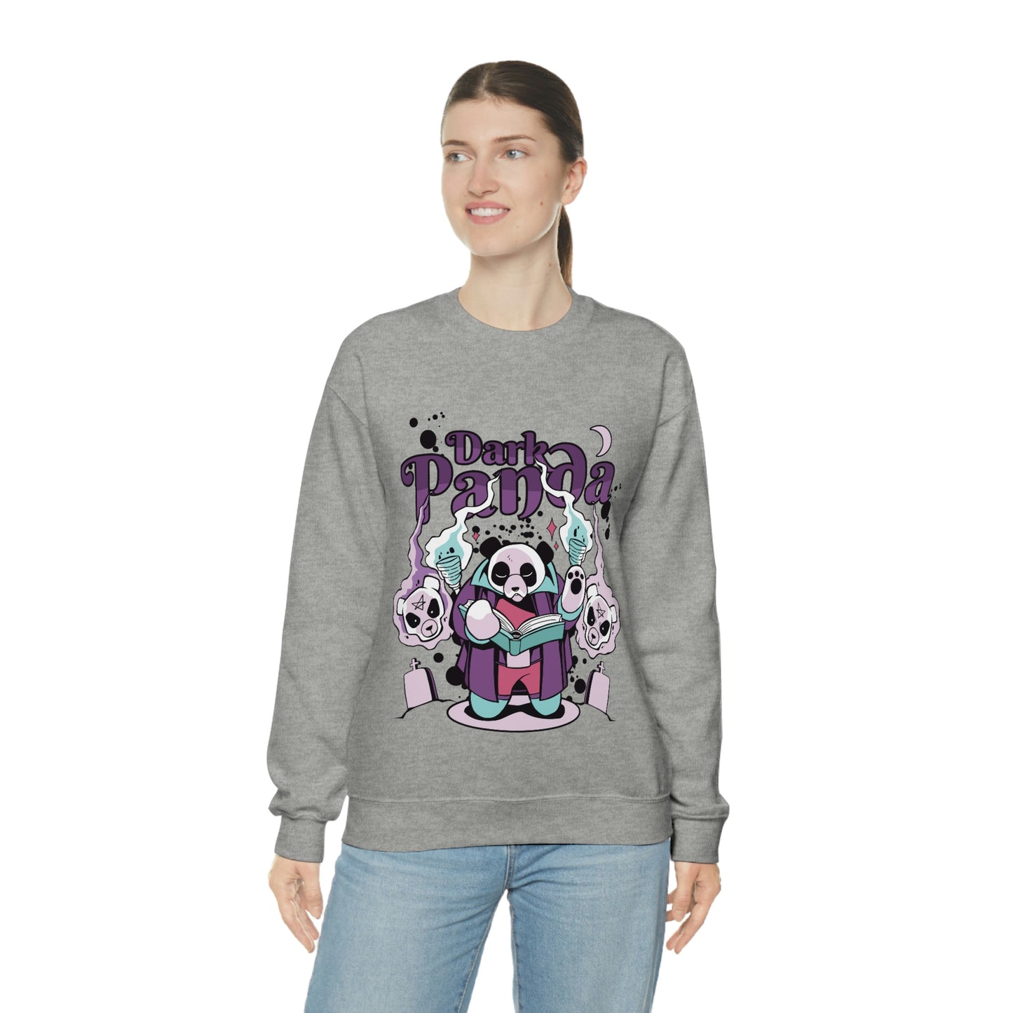 Dark Panda Pastel Goth Aesthetic Sweatshirt