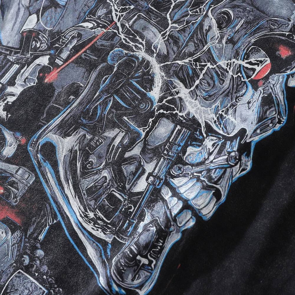 Terminator Print Retro Oversized T Shirt