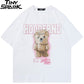 Streetwear Bear Graphic T-Shirt