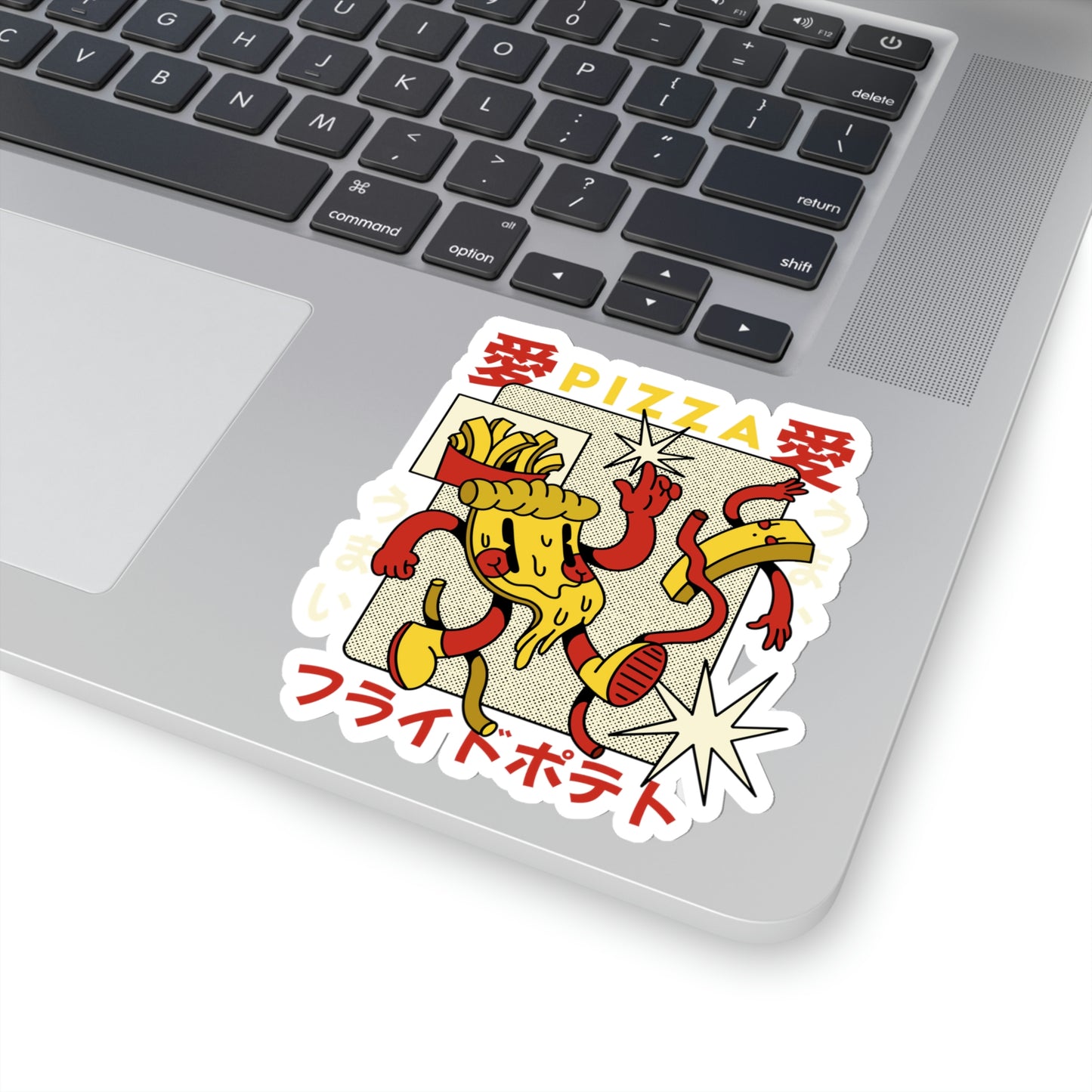 Japanese Aesthetic Pizza Cartoon Sticker