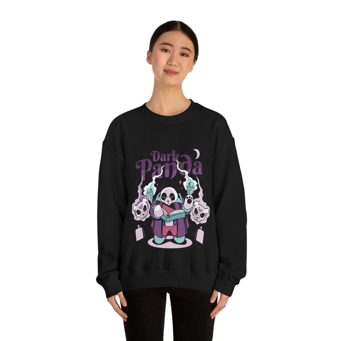 Dark Panda Pastel Goth Aesthetic Sweatshirt