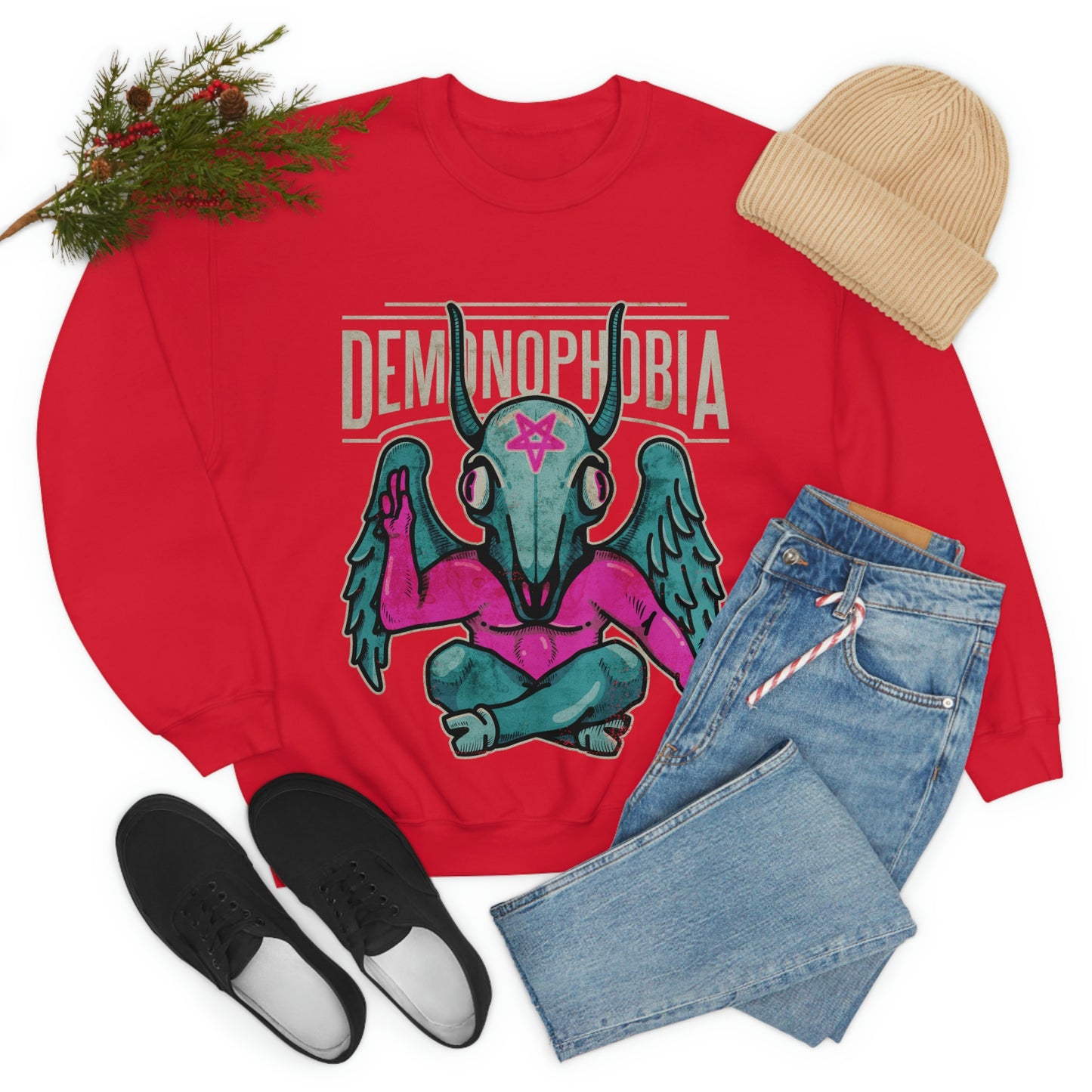 Demonphobia, Goth Aesthetic Sweatshirt