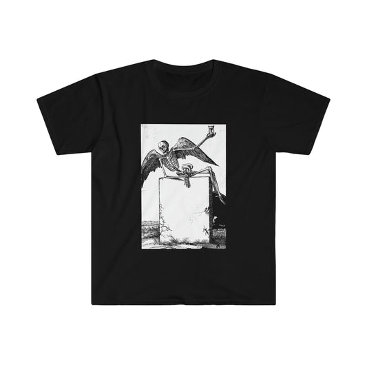 Skeleton Goth Y2k Clothing Alt Aesthetic Goth Punk T-Shirt
