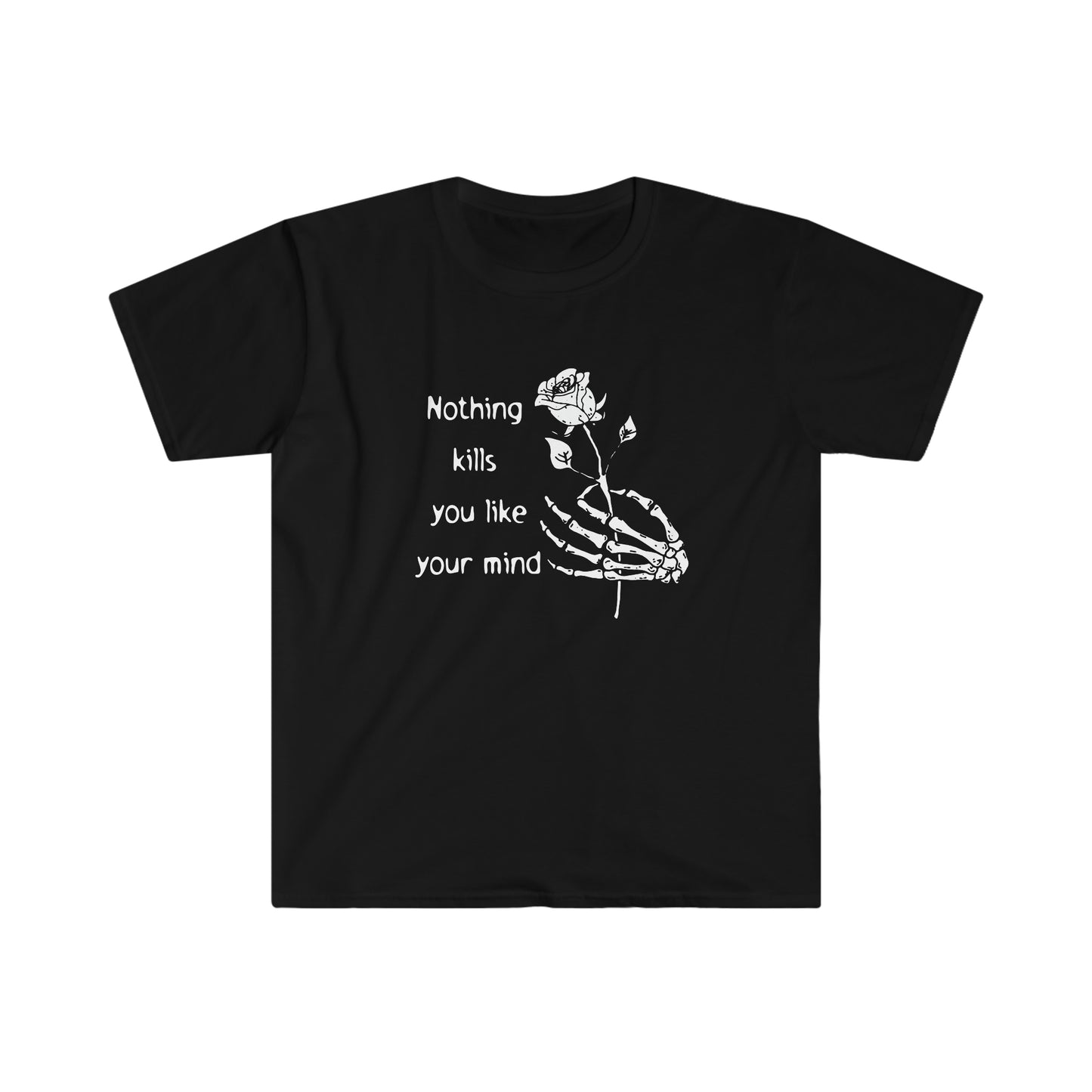 Nothing Kills You Like Your Mind Goth Y2k Alt aesthetic fashion T-Shirt