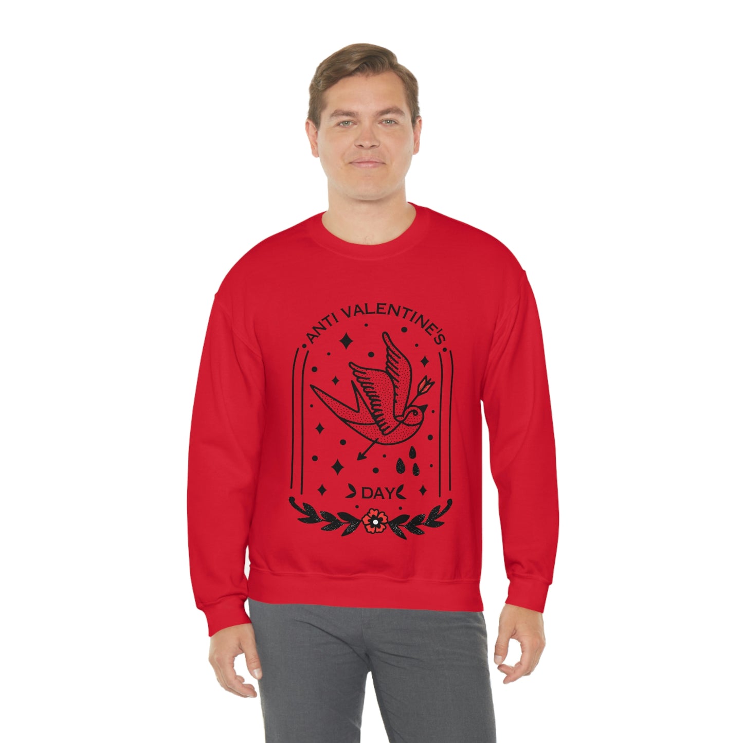 Anti Valentines Day Tattoo Aesthetic Sweatshirt