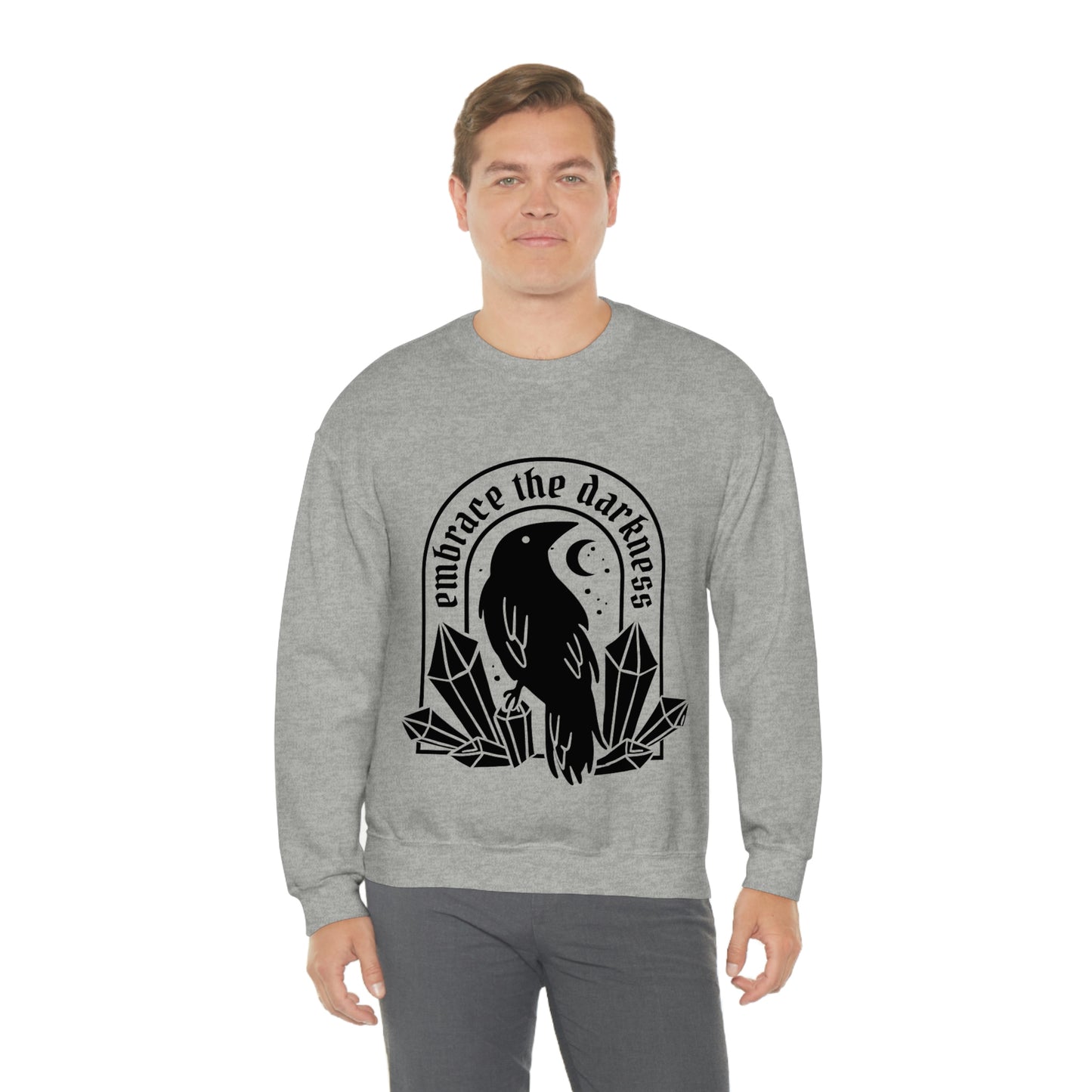 Embrace The Darkness Goth Aesthetic Sweatshirt