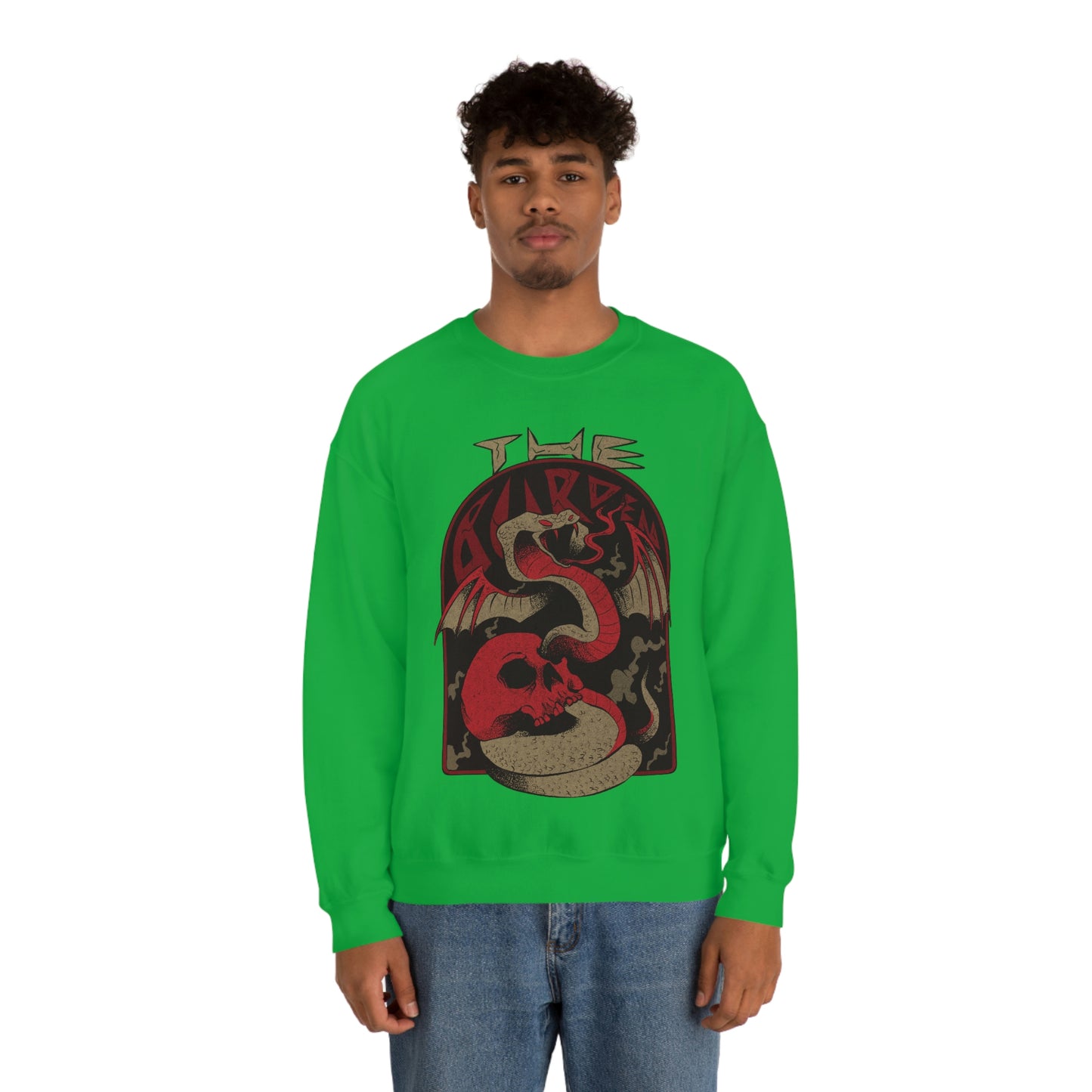 Snake N Skull Goth Aesthetic Sweatshirt