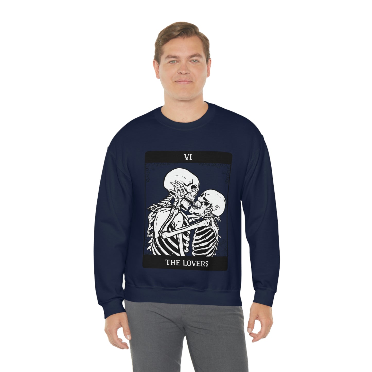 The Lovers Tarrot Card Goth Aesthetic Sweatshirt