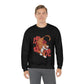 Japanese Aesthetic Tiger and Flowers Sweatshirt