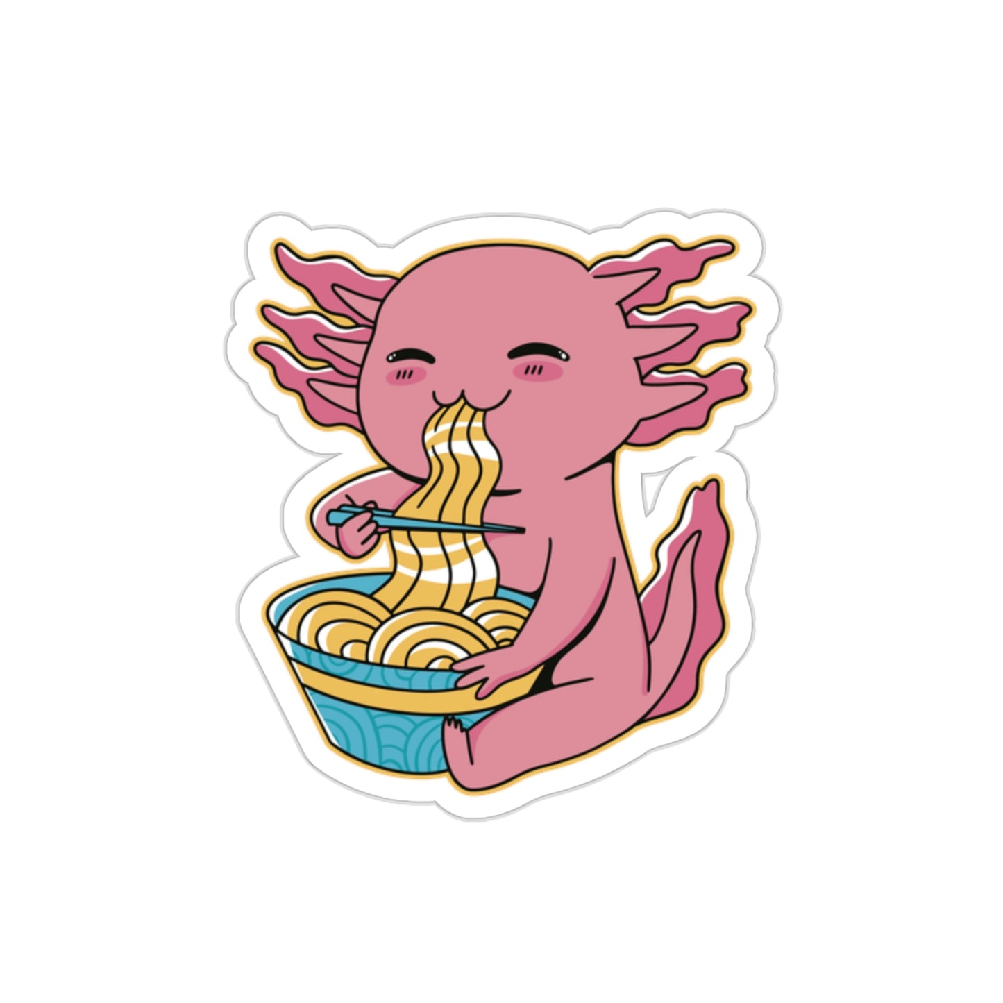 Kawaii Aesthetic, Yami Kawaii, Japanese Aesthetic Otaku Cute Axolotl Sticker