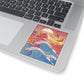 Kawaii Aesthetic Japanese Retro Vaporwave Art Sticker
