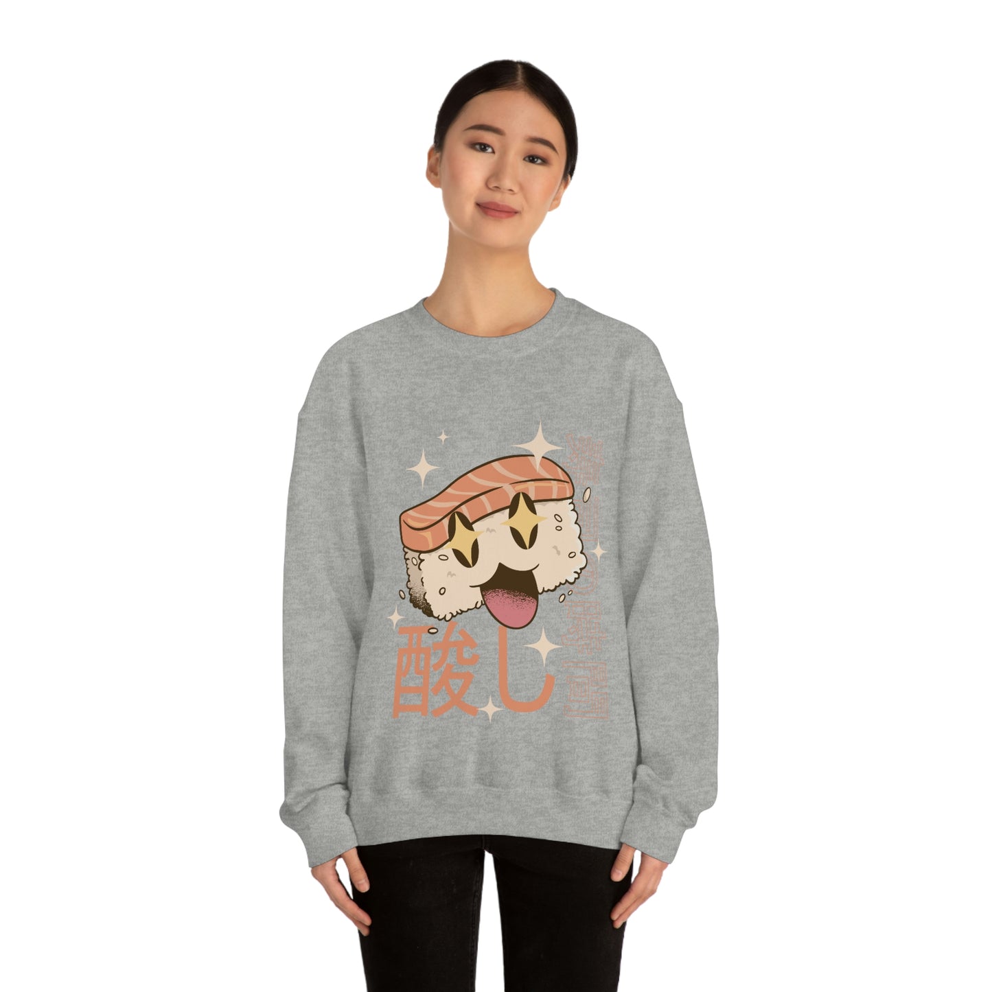 Kawaii Sweatshirt, Kawaii Clothing, Kawaii Clothes, Yami Kawaii Aesthetic, Pastel Kawaii Sweatshirt Sushi Sweater Sweatshirt