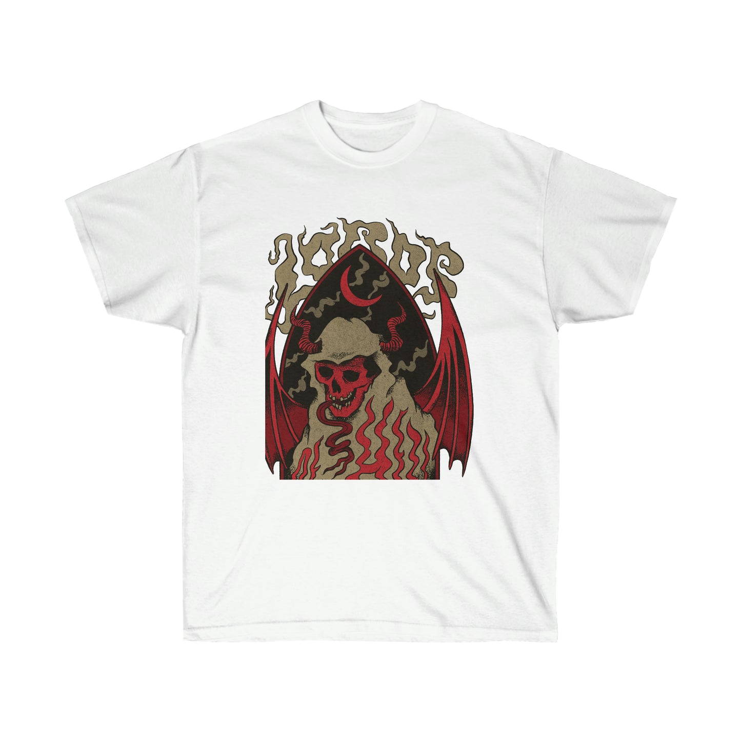 Demon Skull Grunge T-Shirt