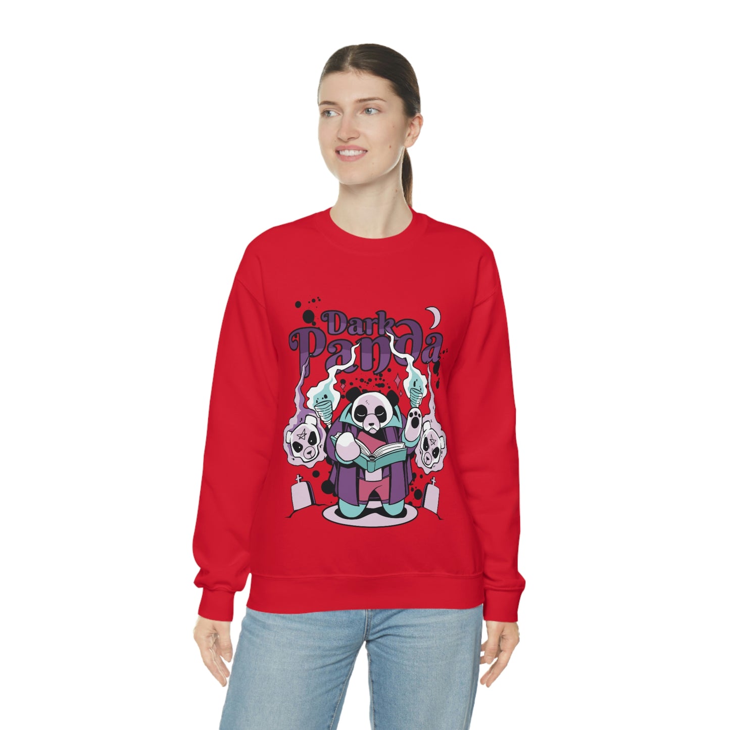 Dark Panda Pastel Goth Aesthetic Sweatshirt