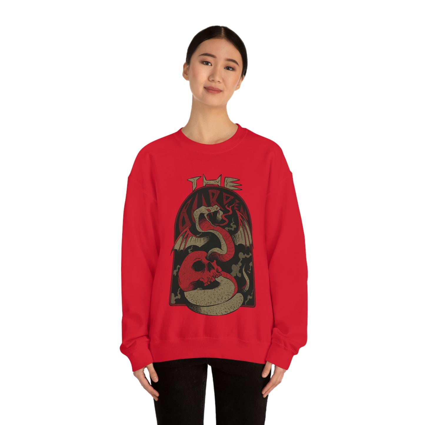 Snake N Skull Goth Aesthetic Sweatshirt