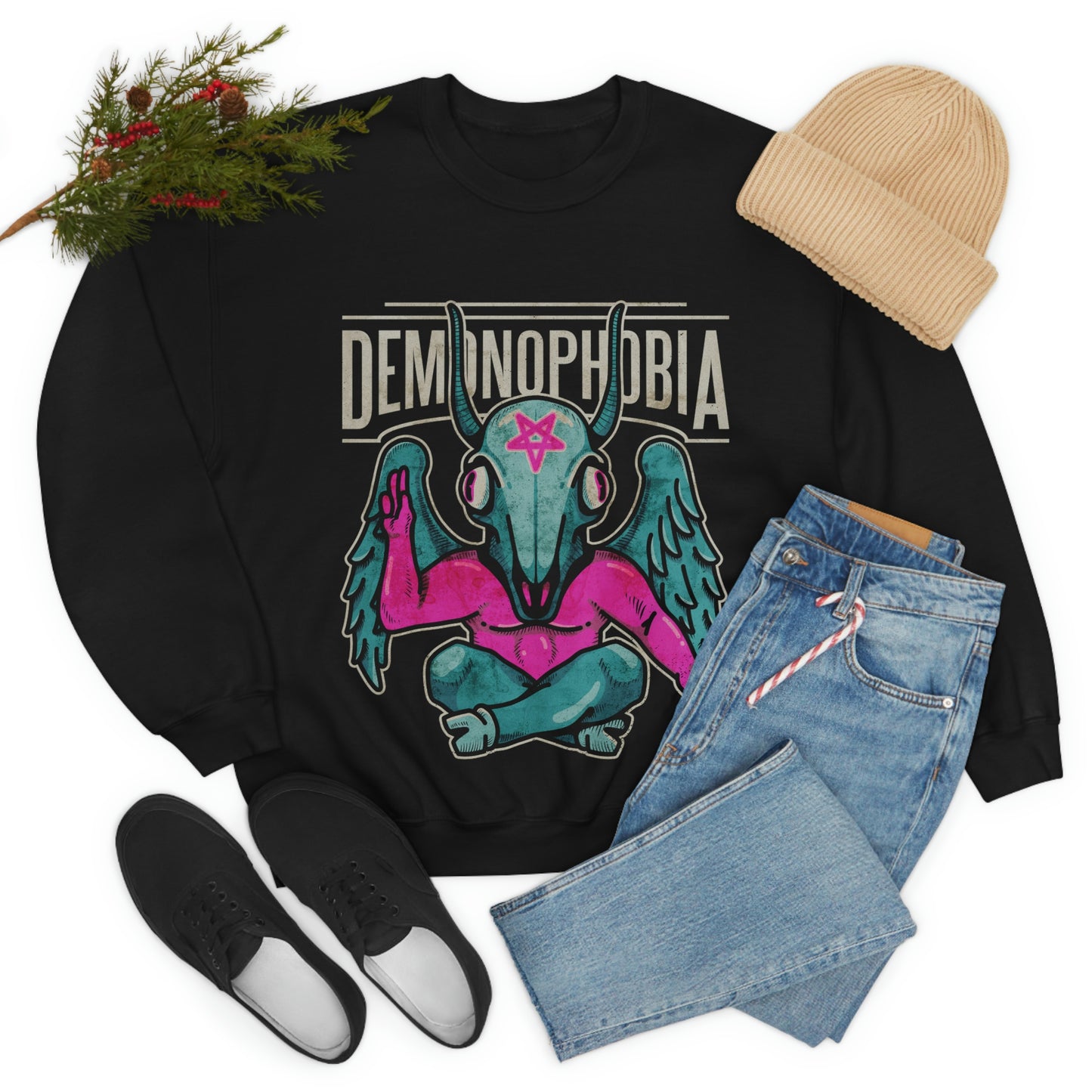 Demonphobia, Goth Aesthetic Sweatshirt