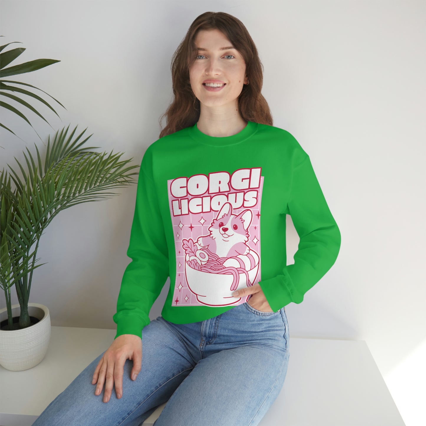 Japanese Aesthetic Corgilicious Cute Sweatshirt