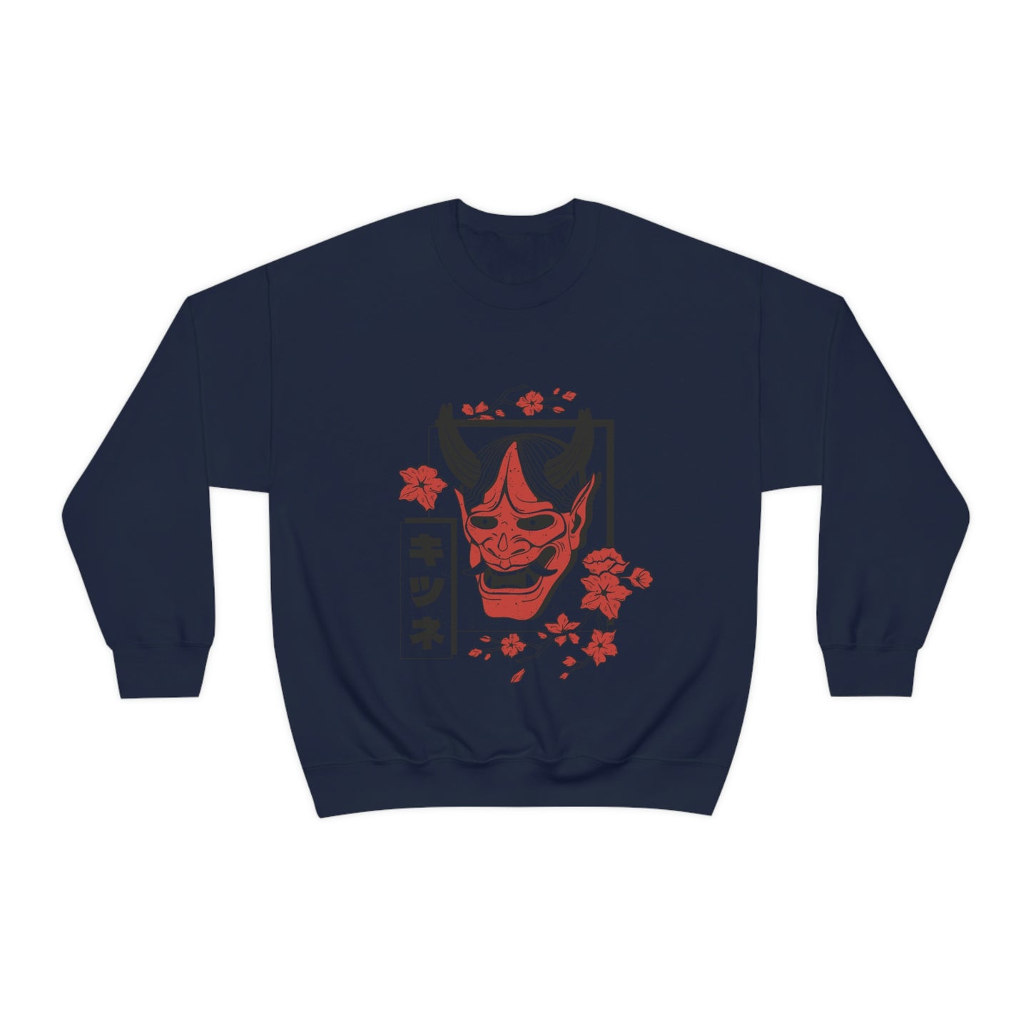 Indie Japanese Art, Japan Streeetwear Retro, Japanese Aesthetic Mask Sweatshirt