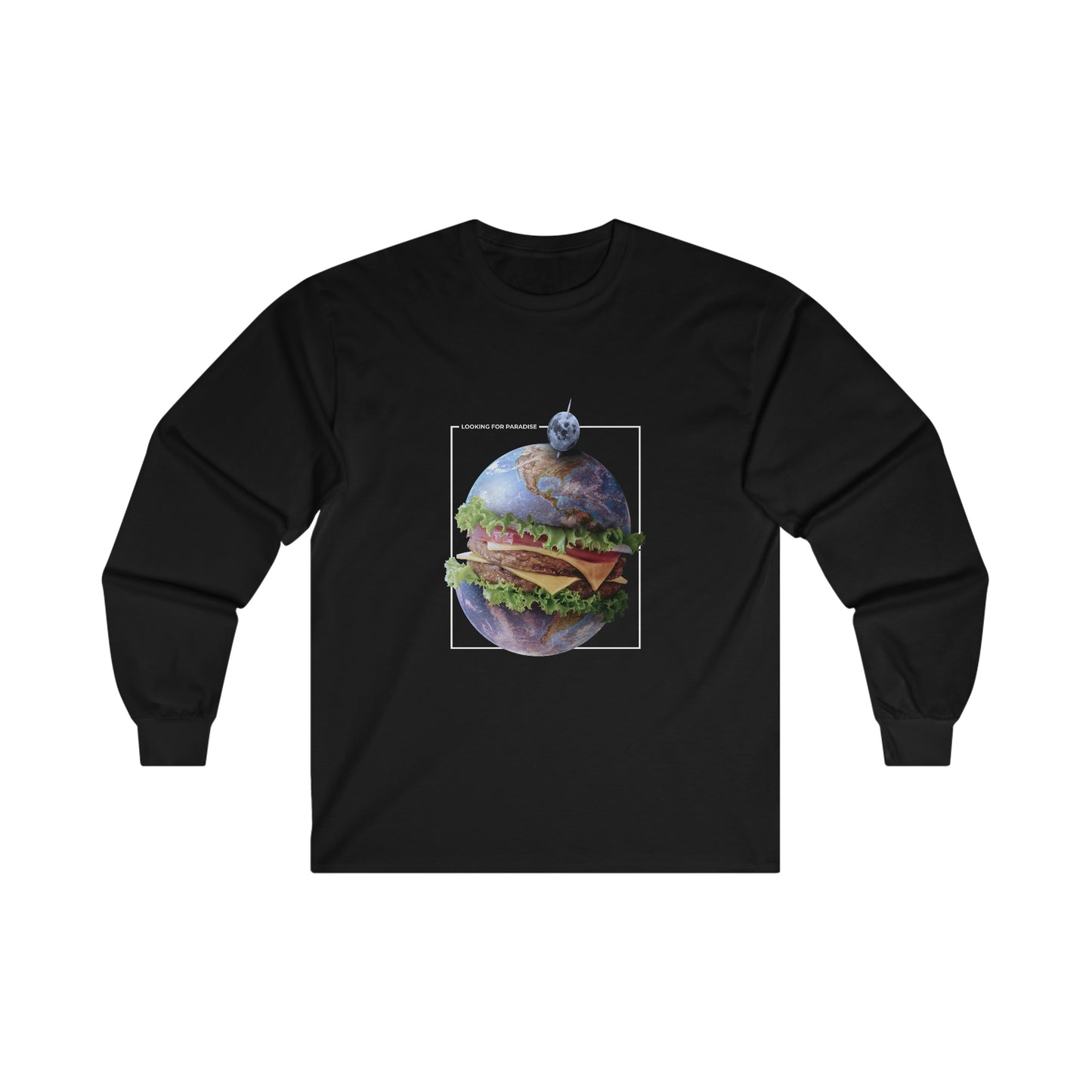 Planet Home Hamburger Y2k Aesthetic Long Sleeve T-Shirt