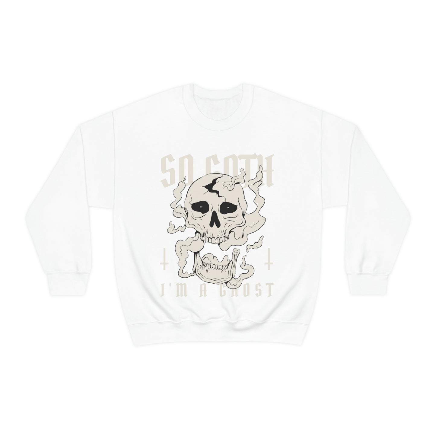 So Goth Im A Ghost Goth Aesthetic Sweatshirt