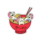 Japanese Aesthetic Unicorn In Ramen Sticker