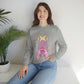 Pastel Goth NIght Child Bat Graphic, Goth Aesthetic Sweatshirt