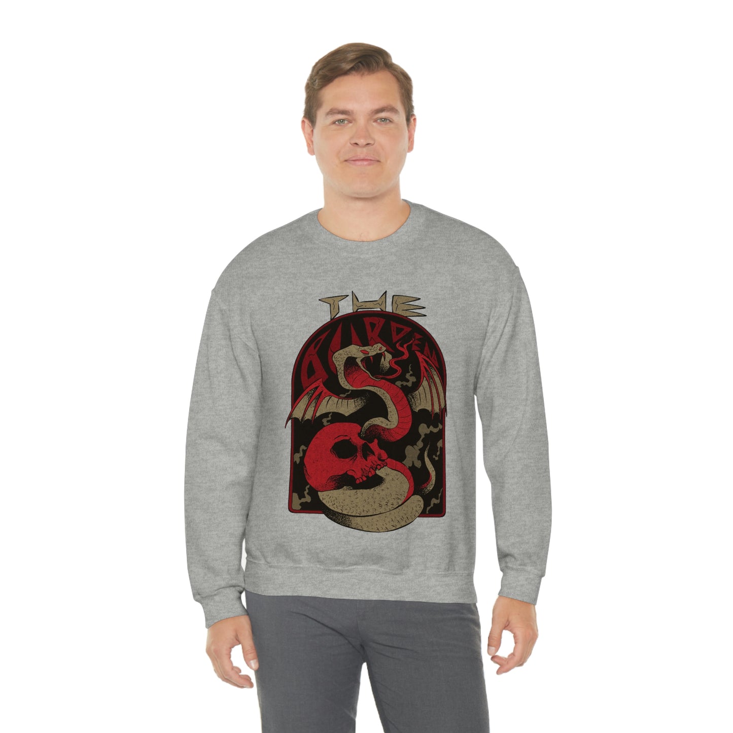 Snake N Skull Goth Aesthetic Sweatshirt