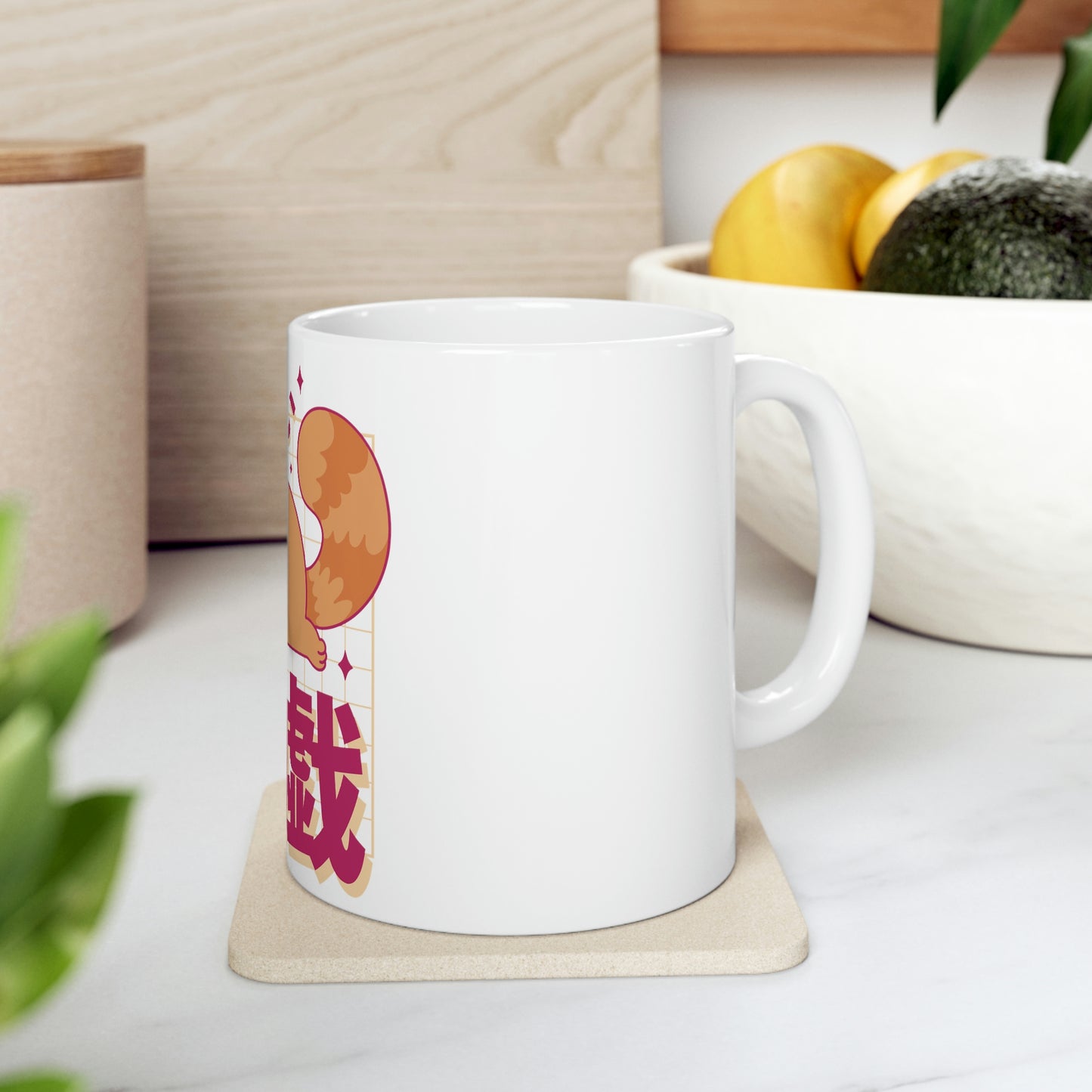 Pastel Kawaii Aesthetic, Yami Kawaii, Japanese Aesthetic Otaku Cute White Ceramic Mug 11oz