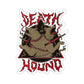 Death Hound Grunge Sticker