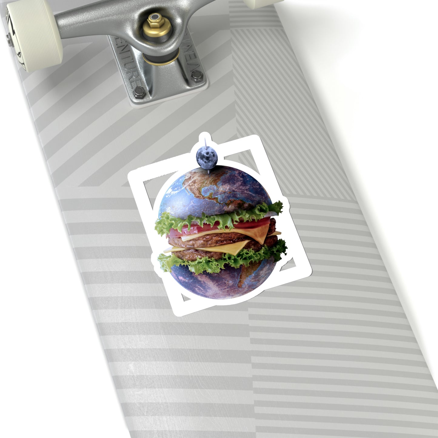 Planet Home Hamburger Y2k Aesthetic Sticker