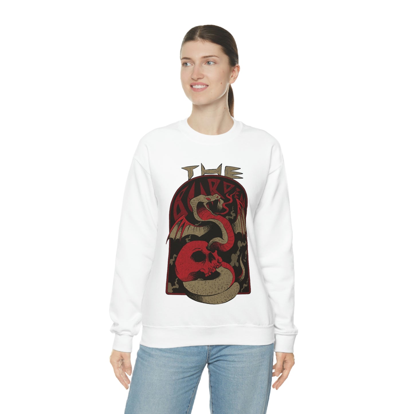 Snake N Skull Goth Aesthetic Sweatshirt