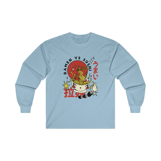 Japanese Aesthetic Ramen Vs Sushi Long Sleeve Shirt