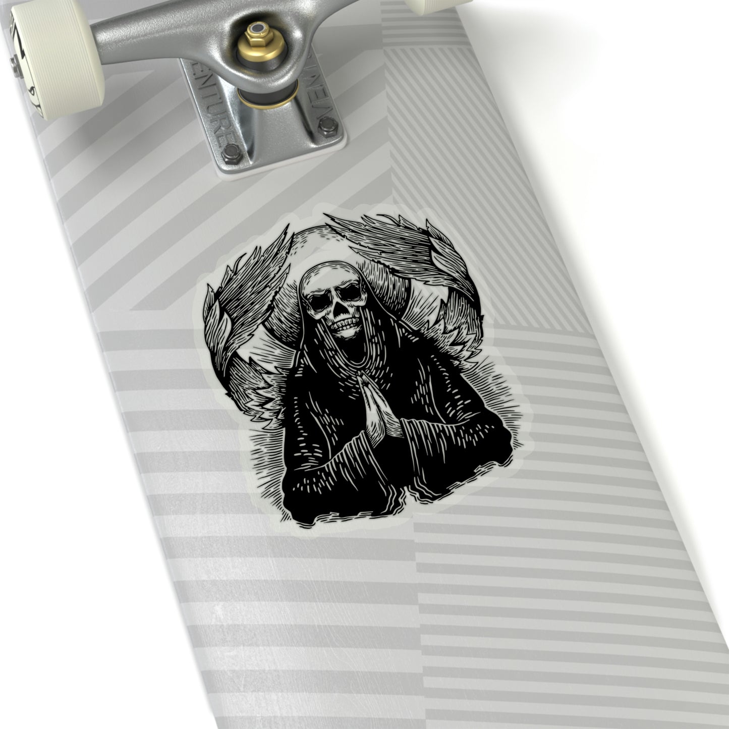 Angel Skull, Goth Aesthetic Sticker