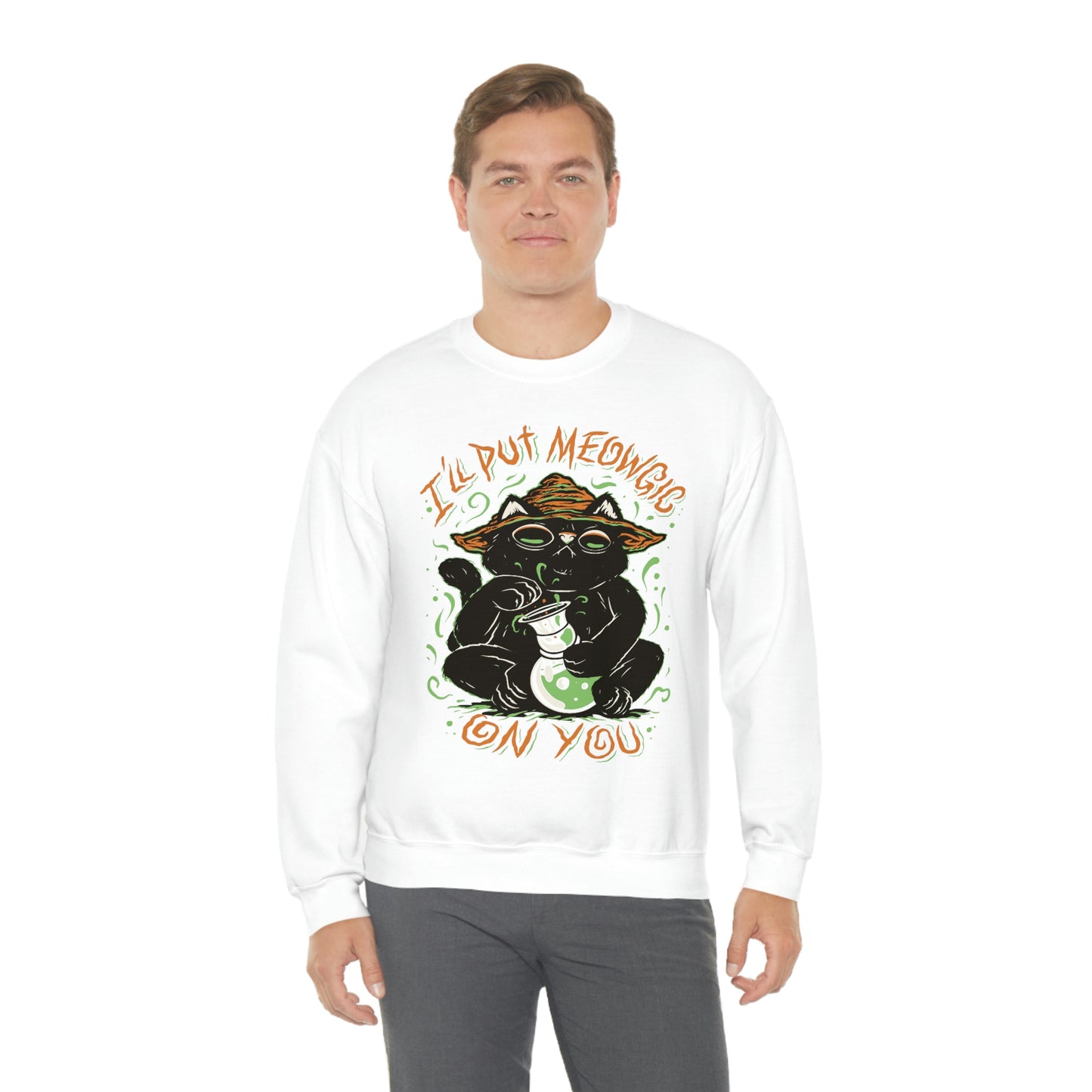 Ill put Meowgic On You Goth Aesthetic Sweatshirt