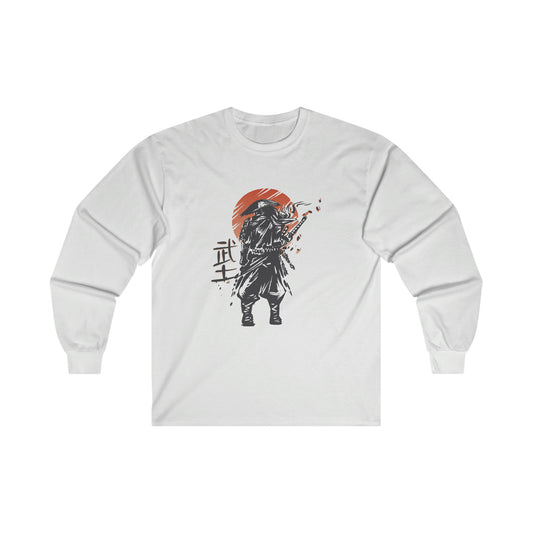 Japanese Aesthetic Samurai Graphic Long Sleeve T-Shirt