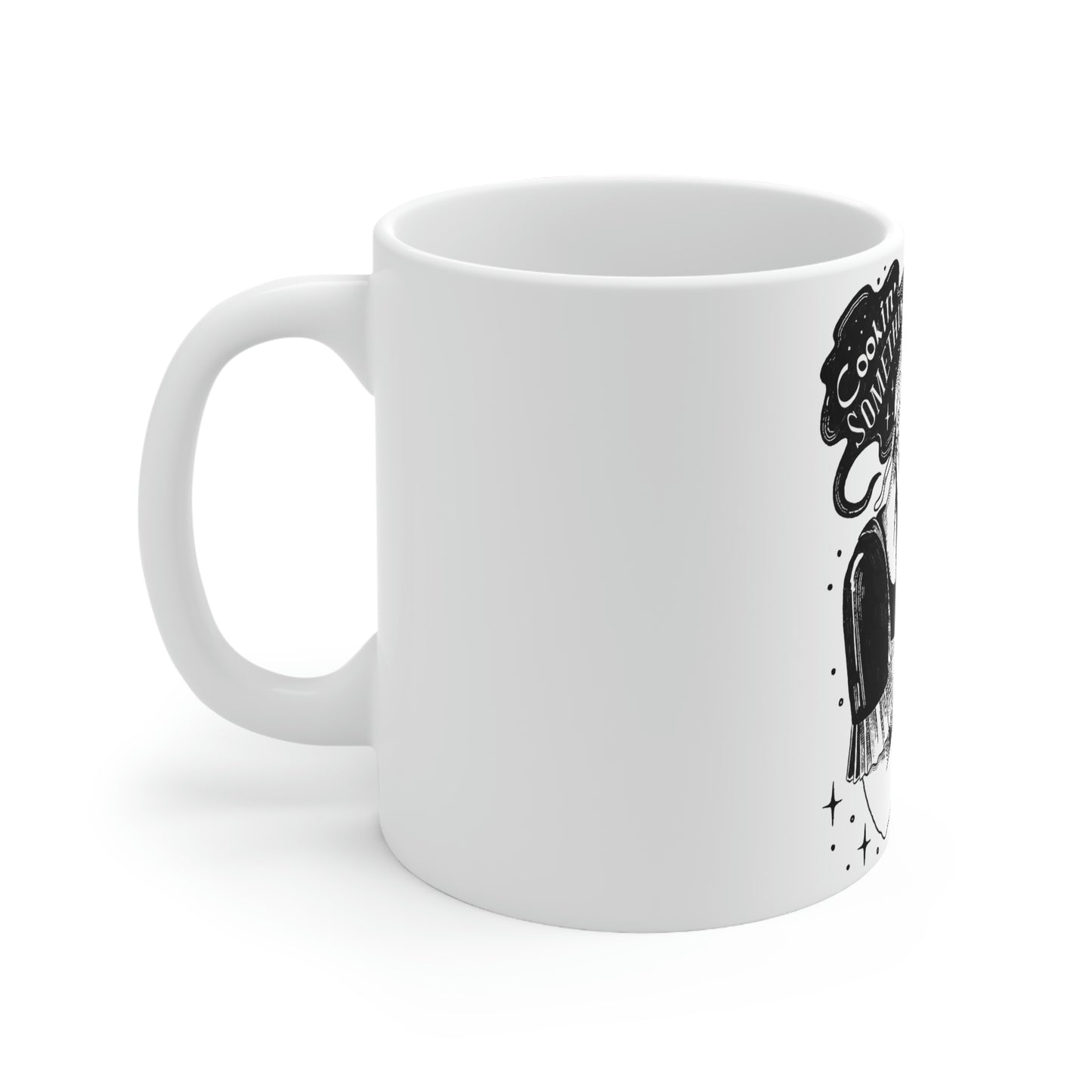 Witch Special, Goth Aesthetic White Ceramic Mug