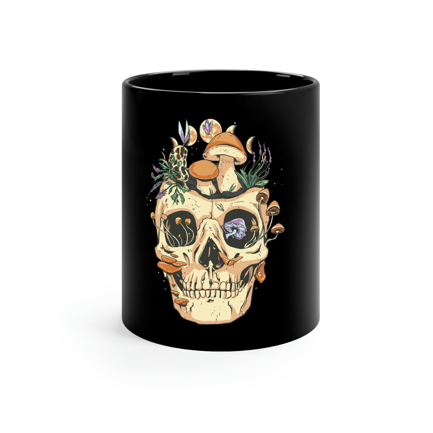 Cottagecore Aesthetic Skulls Mushroom Dark Mug
