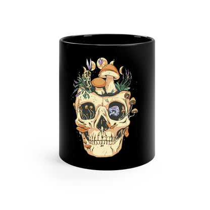 Cottagecore Aesthetic Skulls Mushroom Dark Mug