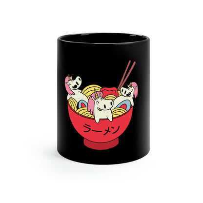 Japanese Aesthetic Unicorn In Ramen Mug