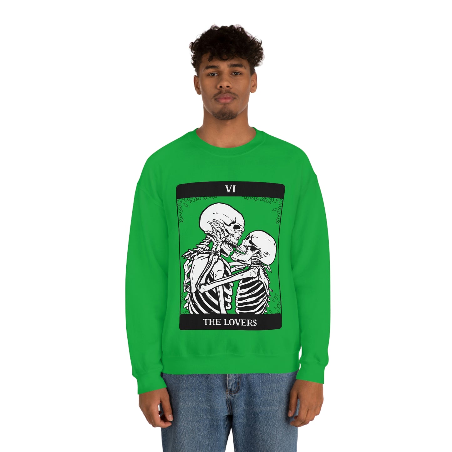 The Lovers Tarrot Card Goth Aesthetic Sweatshirt